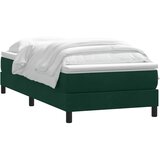 Box Spring krevet bez madracem tamnozeleni 200x220 cm baršun | Eponuda.com