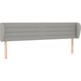 Maison Chic vzglavna omarica - nočna omarica - posteljna omarica z ušesi svetlo sivo 203x23x78/88 cm blago, (21712460) Cene