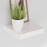  Plutajuća zidna polica visoki sjaj bijela 23x23,5x3,8 cm MDF | shoptok.hr