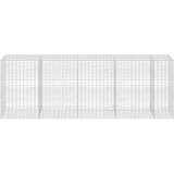  Gabion s žicom debljine 3,5 mm i mrežom 5x10 cm 450x100x150 cm | shoptok.hr