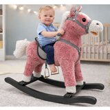  Noge za sedlo za ljuljačkog konja, zvukovi ljuljanja, ružičaste, 74 cm | shoptok.hr