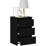  Noćni ormarići 2 kom crni 40 x 35 x 62,5 cm konstruirano drvo | shoptok.hr