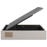 Kave Home Bež tapecirani bračni krevet s prostorom za odlaganje 140x190 cm Matters – | shoptok.hr