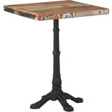 vidaXL Bistro stolić 60 x 60 x 76 cm od masivnog obnovljenog drva | shoptok.hr