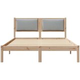  Konstrukcija postelje z vzglavjem Svetlo siva 150 x 200 cm, (5000101637) | Shoptok.si