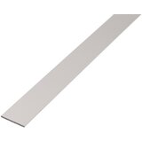 gah alberts Plosnati profil (1.000 x 25 mm, Debljina: 2 mm, Aluminij, Srebrne boje, Eloksirano) | shoptok.hr