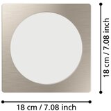 Eglo 901409 - led ugradno stropno svetlo fueva LED/10,5W/230V 16,6x16,6 cm hrom | Eponuda.com