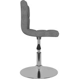 vidaXL Vrtljiv jedilni stol svetlo sivo blago, (20941212) | Shoptok.si