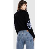 Santa Cruz Flower Knit Track Pulover black wash | Shoptok.si