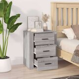  Nočna omarica siva sonoma 50x36x60 cm inženirski les, (20731082) | Shoptok.si
