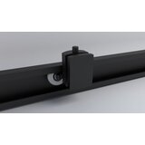 Copen Stakleni paravan CONCEPT ATLAS BLACK 140x195cm tonirano staklo 6mm crni mat ram (C-02-B4140) | ePonuda.com