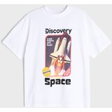 Sinsay Pamučna oversize majica s printom Discovery | shoptok.hr