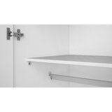 MID.YOU omara za oblačila, bela | Shoptok.si