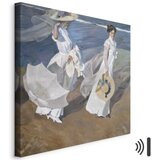  Slika - Joaquín Sorolla y Bastida – Strolling along the Seashore 80x80 Akustična | shoptok.hr