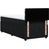 Box spring krevet s madracem crni 100x200 cm baršunasti | shoptok.hr