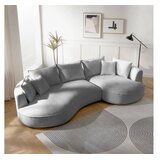 Atelier Del Sofa Ugaona sofa na razvlačenje Venedik Desna, 317 x 163,5 x 71 cm, Siva Cijene