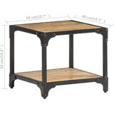  Stolić za kavu 40 x 40 x 36 cm od masivnog grubog drva manga | Shoptok.si