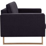vidaXL 2-dijelni set sofa od tkanine crni | shoptok.hr