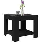  Stolić za kavu LED crni 53x53x45 cm od konstruiranog drva | shoptok.hr