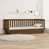  Dnevna postelja medeno rjava 80x200 cm trdna borovina, (20725483) | Shoptok.si