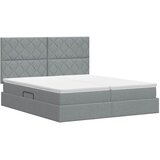  Krevet s od storage s pohranom Svjetlosiva 180 x 200 cm Tkanina | shoptok.hr