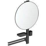Ideal Standard Mat črna kovinska stenska kopalniška polica ALU+ – | Shoptok.si