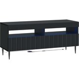  5-dijelni LED TV ormarić Crna Konstruirano drvo | shoptok.hr