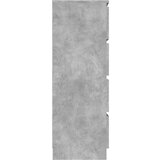  Komoda betonsko siva 60x35x98,5 cm konstruiran les, (20621232) | Shoptok.si