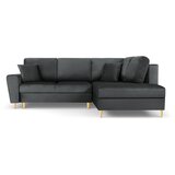 Cosmopolitan Design Tamno siva baršunasti sklopiva/s prostorom za odlaganje kutna garnitura (s desnim kutom/u obliku slova L) Kyoto – Cosmopolitan Design Tamno siva baršunasti sklopiva/s prostorom za odlaganje kutna garnitura (s desnim kutom/u obliku slova L) Kyoto – Slike