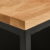 MID.YOU KLUBSKA MIZA, naravne barve, črna | Shoptok.si