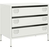 vidaXL Komoda bijela 68x39x58,5 cm Hladno valjani čelik | shoptok.hr