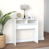  Konzolni stol bijeli 78 x 30 x 80 cm od iverice | shoptok.hr