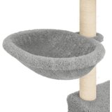  Penjalica za mačke sa stupovima za grebanje svjetlosiva 83 cm | Shoptok.si