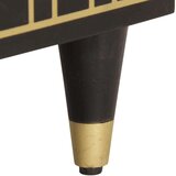  Stranska omarica 60x33x75 cm trden mangov les | Shoptok.si