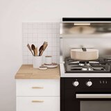 vidaXL Kuhinjska delovna plošča 40x63,5x2,7 cm trdna hrastovina | Shoptok.si