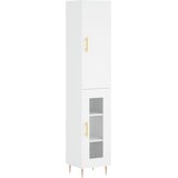  Visoka komoda bijeli 34,5x34x180 cm od konstruiranog drva | shoptok.hr