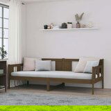  Dnevna postelja medeno rjava trdna borovina 90x190 cm, (20724122) | Shoptok.si