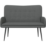 SOFA za dvije osobe Tamno siva 115 x 61 x 87 cm tkanina | shoptok.hr