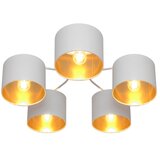  Plafonski luster ALBA 5xE27/15W/230V bela/zlatna | Eponuda.com