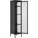 House Nordic Crna metalna vitrina 40x180 cm Brisbane – | shoptok.hr