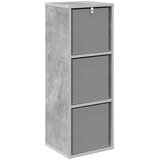  Strani šal s predalom Betonsko siva 30,5 x 27 x 84,5 cm, (5000233801) | Shoptok.si