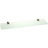 Staklena polica za kupaonicu inox (širina: 55 cm, plemeniti čelik, satinirano) Cijene