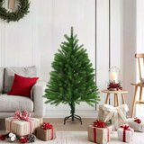  Umjetno božićno drvce s realističnim iglicama 120 cm zeleno | shoptok.hr