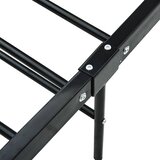  Metalni okvir za krevet s uzglavljem crni 140x200 cm | shoptok.hr