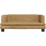  Krevet za pse smeđi 80 x 45 x 30 cm baršunasti | shoptok.hr