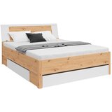 XXXL Postelja S Predali Saturn, Bela, Hrast, 160x200 | Shoptok.si