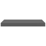  Plutajuće zidne police 2 kom sjajne sive 50 x 23 x 3,8 cm MDF | Eponuda.ba