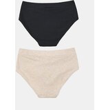 Sinsay Hipster gaćice s visokim strukom od pamuka 2 pack Slike