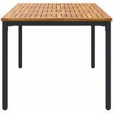 Vanjski stol Prirodna i crna 180 x 90 x 75 cm | shoptok.hr