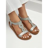 Resti Women's Wedge Sandals with Cubic Zirconia Agaya | Shoptok.si